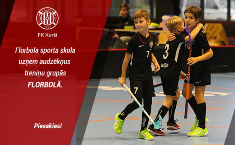Florbola sporta skola uzņem jaunus audzēkņus. Pievienojies!